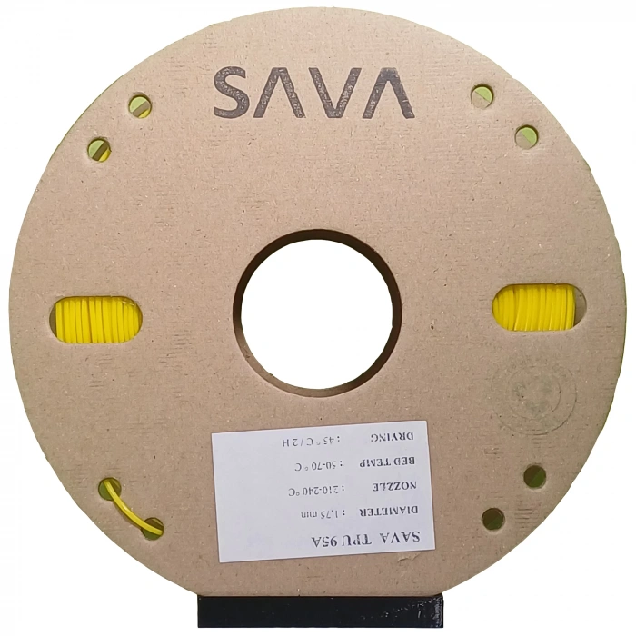 TPU FLEX 95A - SARI ESNEK FİLAMENT