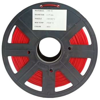 TPU FLEX 95A - KIRMIZI ESNEK FİLAMENT