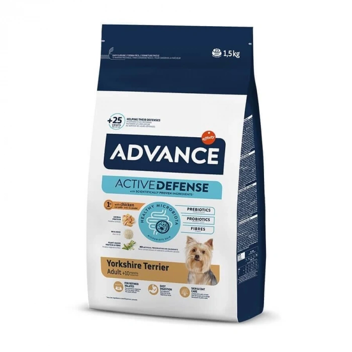 Advance Yorkshire Terrier Tavuklu Yetişkin Köpek Maması 1,5 kg