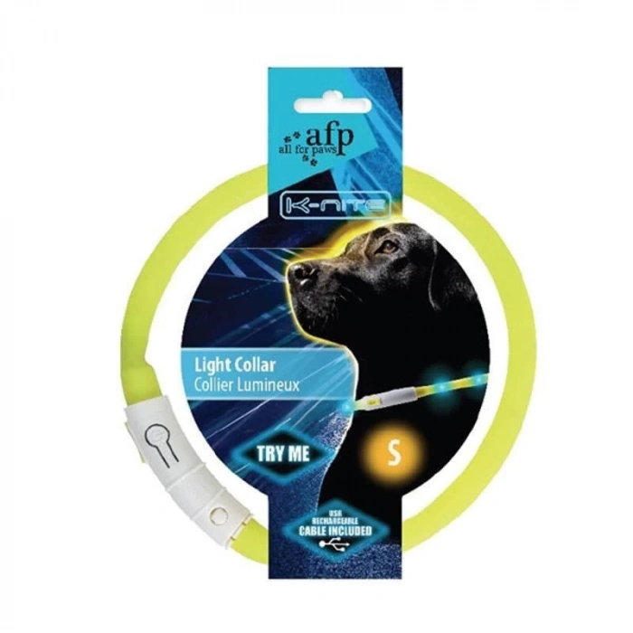 Afp K-Nite Işıklı Köpek Tasması