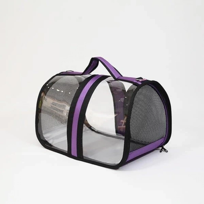 Bacco Milano Şeffaf Çanta Mor