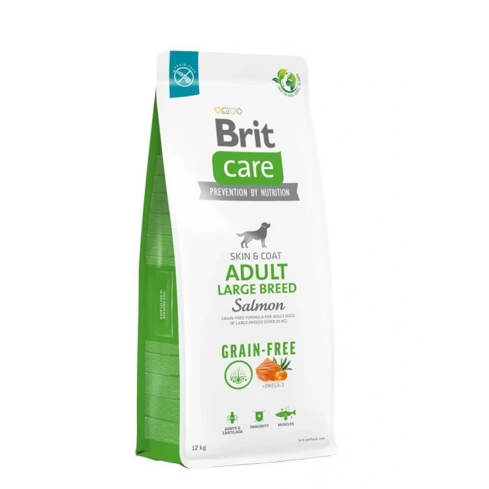 Brit Care Skin & Coat Somonlu Tahılsız Büyük Irk Yetişkin Köpek Maması 12kg