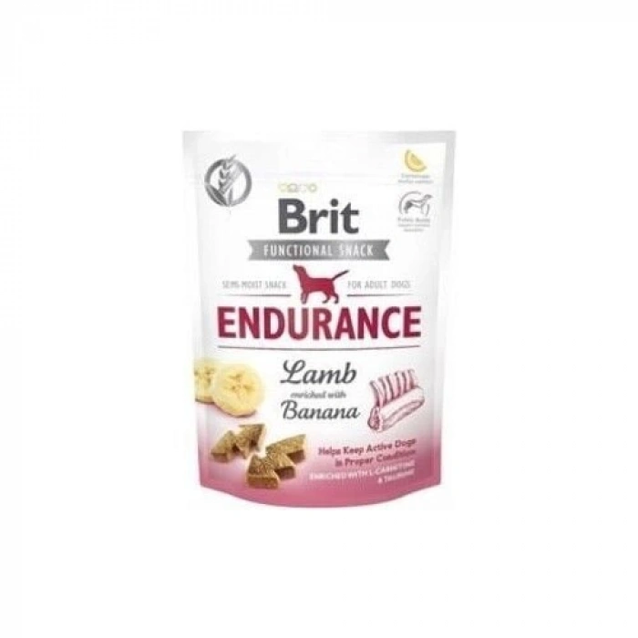Brit Functional Snack Endurance Kuzu ve Muzlu Köpek Ödül Maması 150 Gr