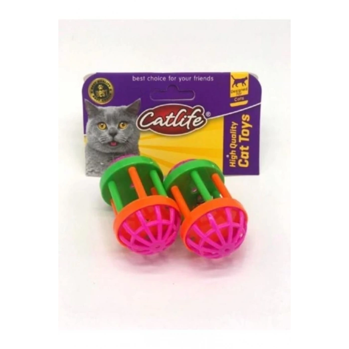 Catlife Kediler İçin Zilli Oyuncak 2Li