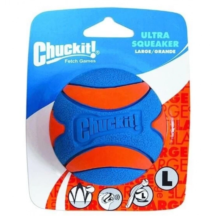 Chuckit Utra Squeaker Sesli Köpek Oyun Topu (Büyük Boy)