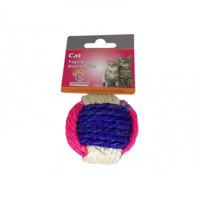Eastland Ipten Top Kedı Oyuncağı 6cm Çap
