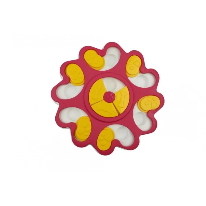 Evox Papatya Şeklinde Köpek Ödül Bulmacası Fuşya