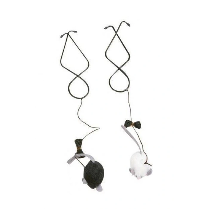 Flamingo Mikroçipli Sesli Fare Kedi Kapı Oyuncağı