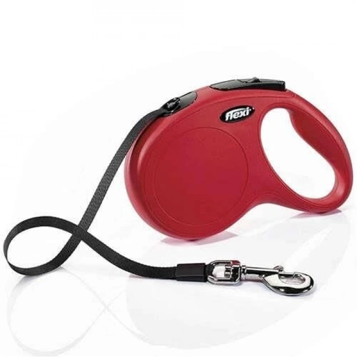 Flexi New Classic 5M Şerit L Kırmızı