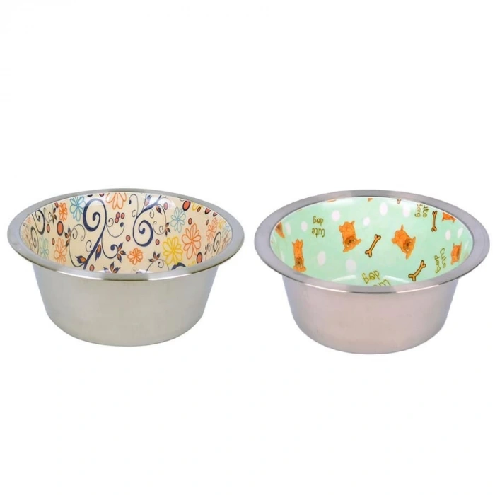 Flip Seramik Kaplı Çelik Mama Kabı 275 ml