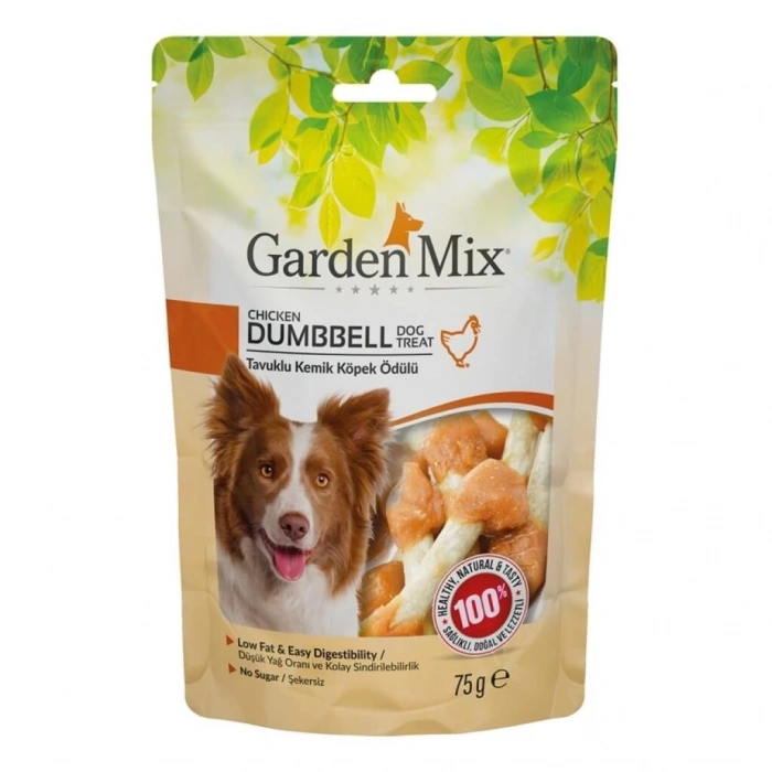 Gardenmix Tavuklu Kemik Köpek Ödül Maması 75gr