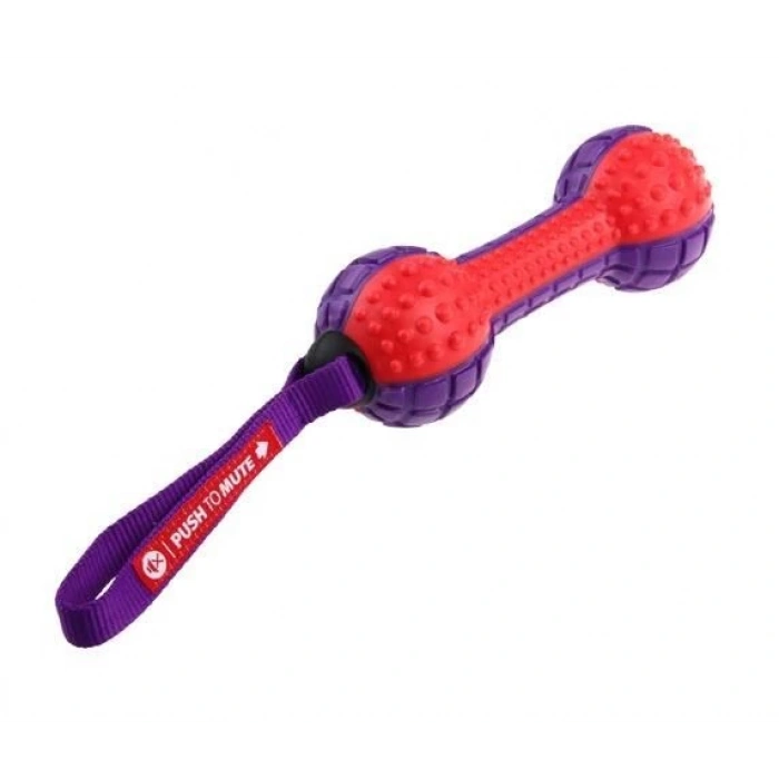 Gigwi Push To Mute Dambıl Ses Kont.18 cm Köpek Oyun