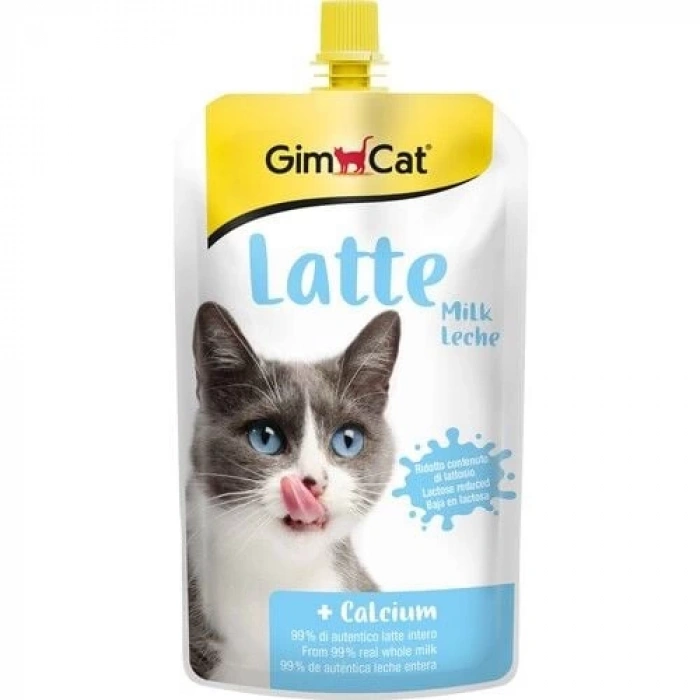 GimCat Cat Milk Latte Kalsiyumlu Kedi Sütü 200 ML