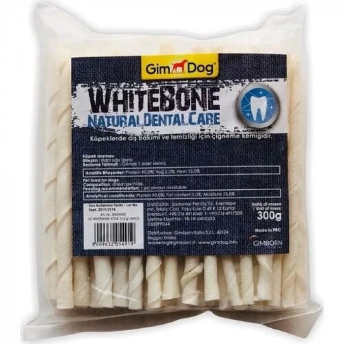 GimDog Mordimi Burgu Çubuk 5-6 gr White 300gr