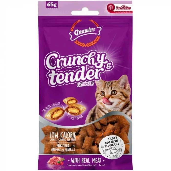 Gnawlers Crunch Somonlu Kedi Ödülü 65 GR