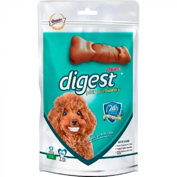 Gnawlers Digest More Dental Prebiyotik Köpek Ödülü 100 Gr