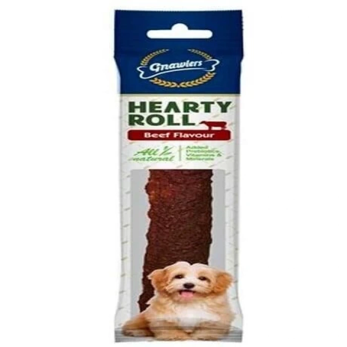 Gnawlers Hearty Roll Beef Köpek Ödülü 90 Gr