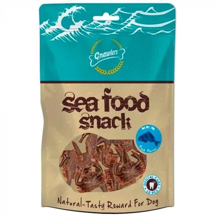 Gnawlers Köpek Ödülü Deniz Mahsullü ve Balıklı 70 Gr