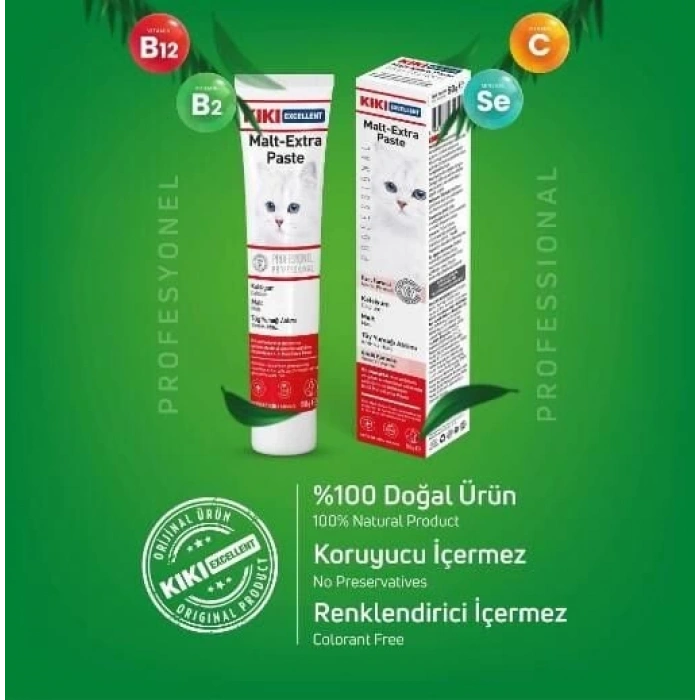 Kiki Excellent Kedi Malt Extra Paste Macun 50 Gr