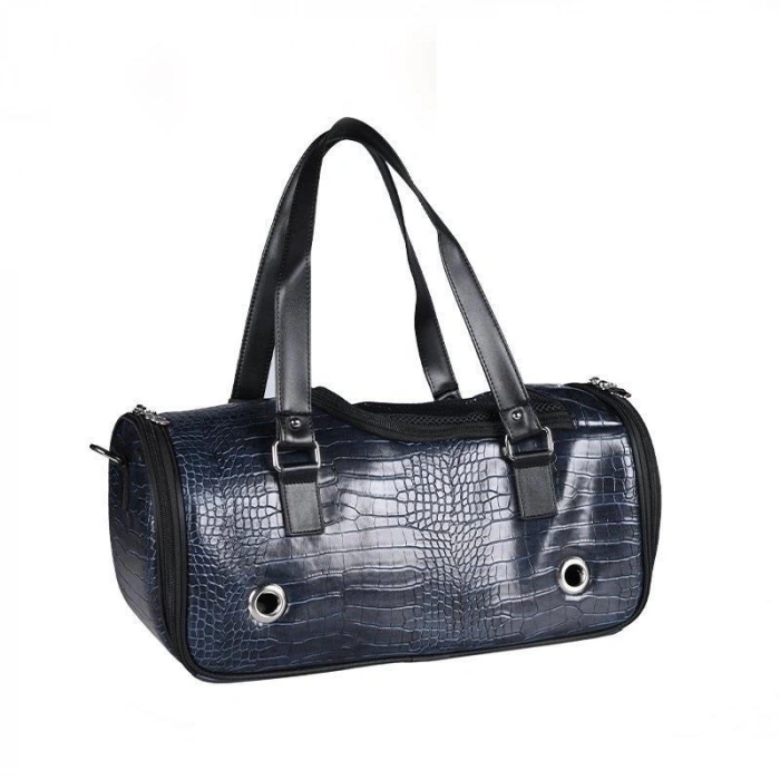 Lepu Duffle Bag Lacivert Ufak Irk Köpek Taşıma Çantası Lacivert