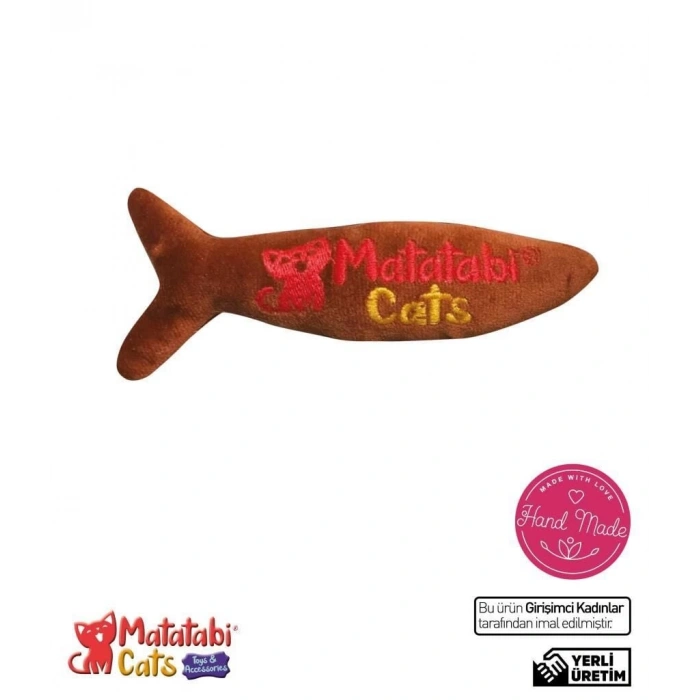 Matatabi Cats Jr. Fish Balık Şeklinde Kedi Oyuncağı