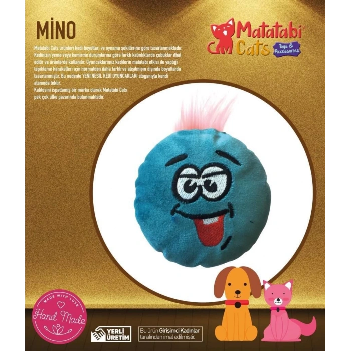 Matatabi Cats Mino Yuvarlak Kedi Oyuncağı