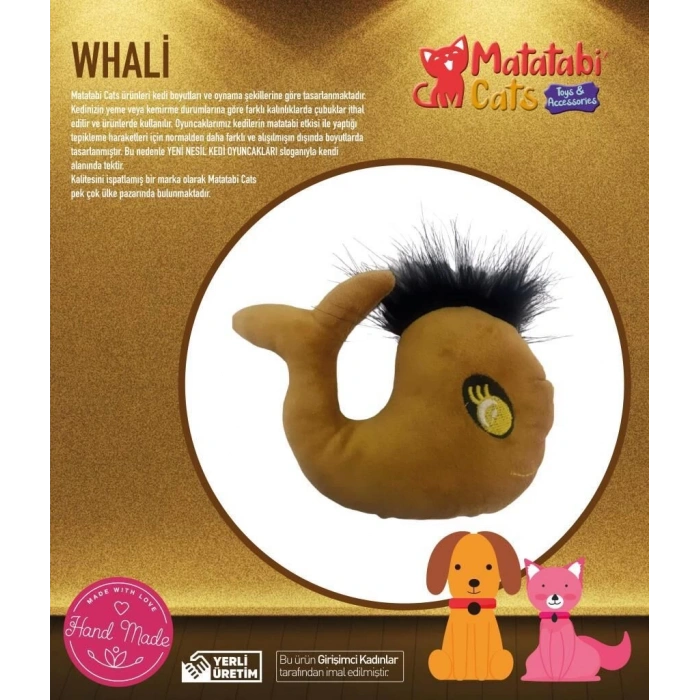 Matatabi Cats Whali Balina Kedi Oyuncağı