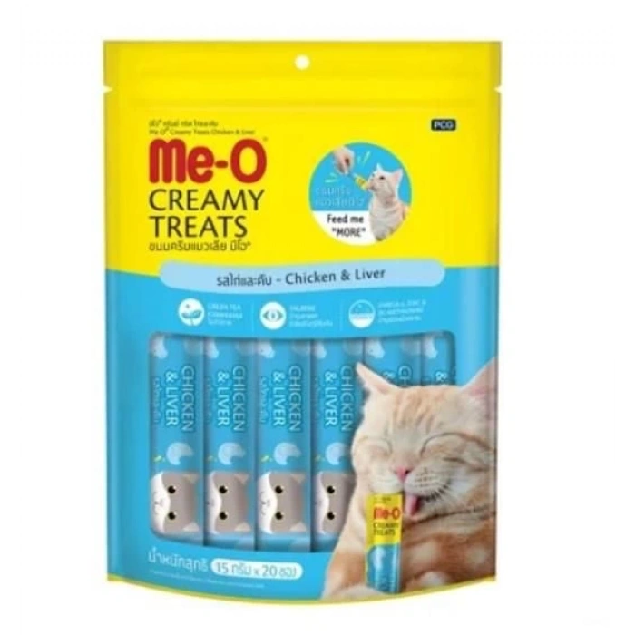 Meo Creamy Tavuk & Ciğer Kedi Ödülü 20x15 Gr