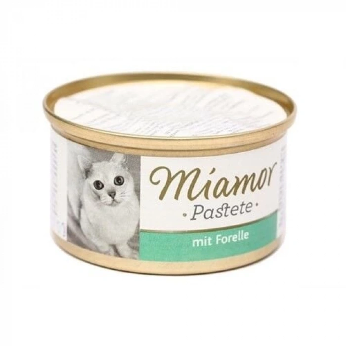 Miamor Pastete Alabalıklı Yetişkin Konserve Kedi Maması 85 Gr