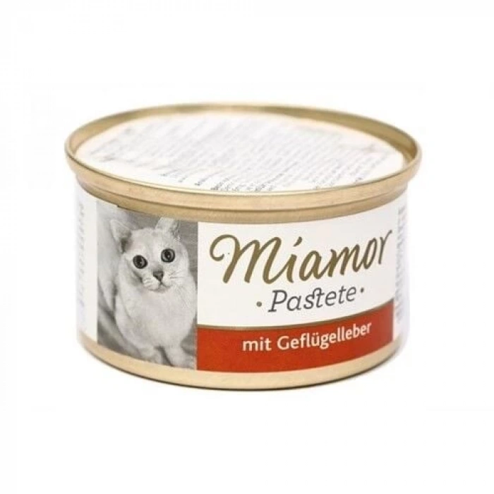Miamor Pastete Ciğerli Yetişkin Konserve Kedi Maması 85 Gr