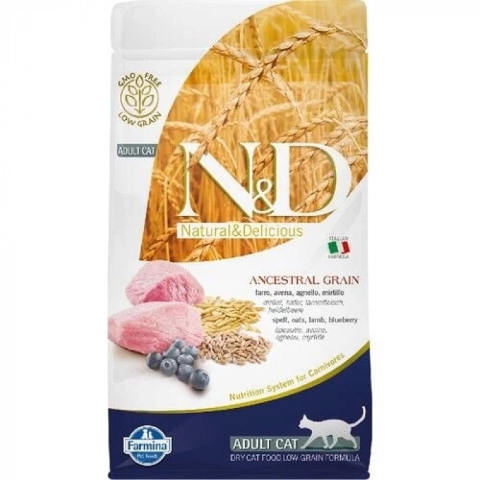 Nd Az Tahıllı Kuzulu Yetişkin Kedi Maması 1,5 Kg