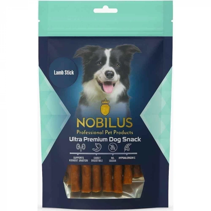 Nobilus Köpek Ödül Maması Kuzu Etli Çubuk 80 Gr