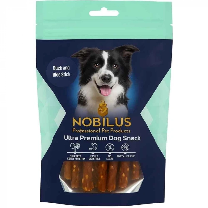 Nobilus Köpek Ödül Maması Ördek ve Pirinçli Çubuklar 80 Gr
