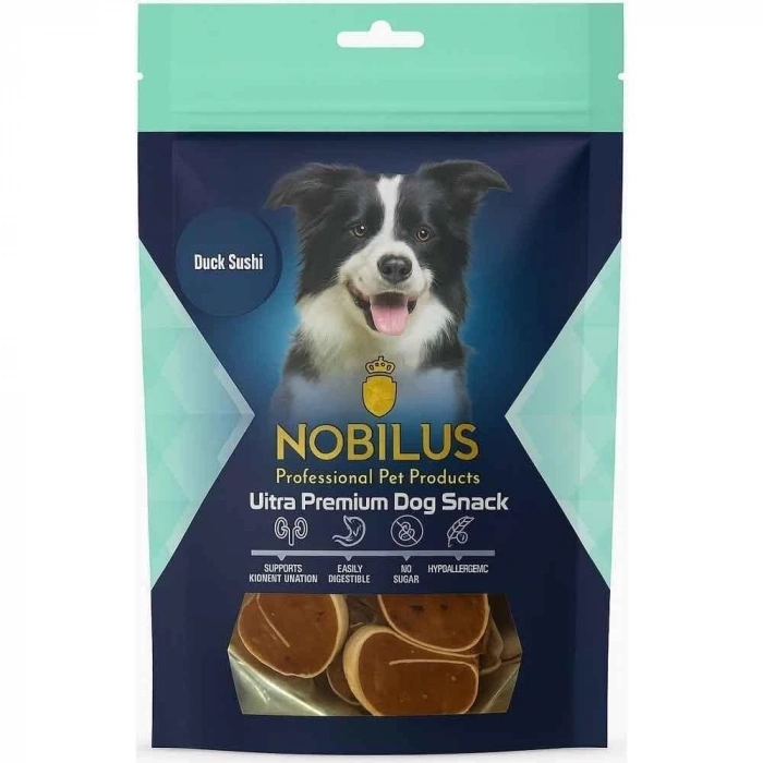 Nobilus Köpek Ödül Maması Ördekli Suşi 80 Gr