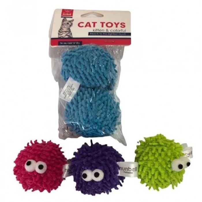 Nunbell Kedi Oyuncağı Sevimli Canavar 2 Parça
