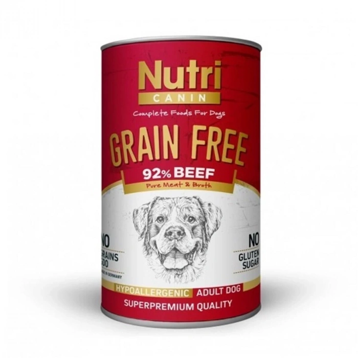 Nutri Canin Sığır Etli Patatesli Köpek Konservesi 400 gr
