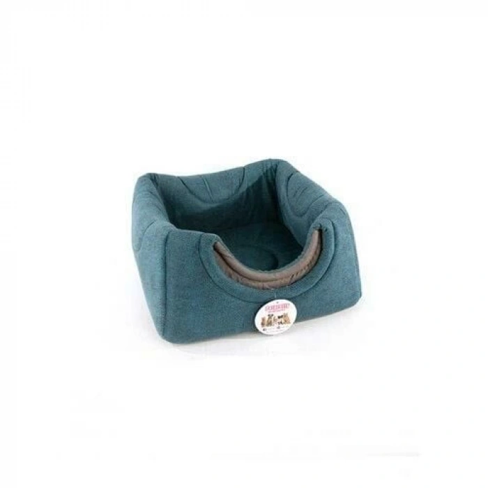 Petpretty Comfort Üç Fonksiyonlu Mavi Yatak 42x42x23 Cm