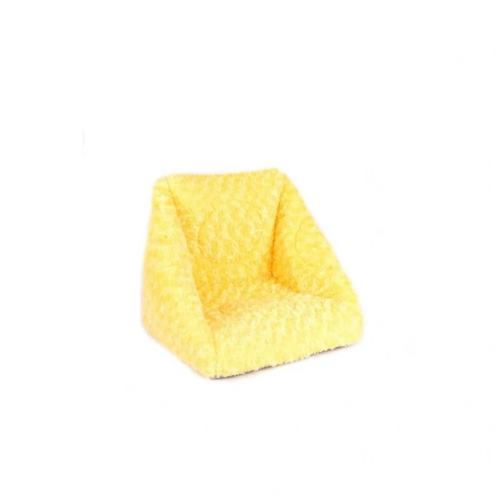 PetPretty Üç Fonksiyonlu Peluş Yuva Sarı