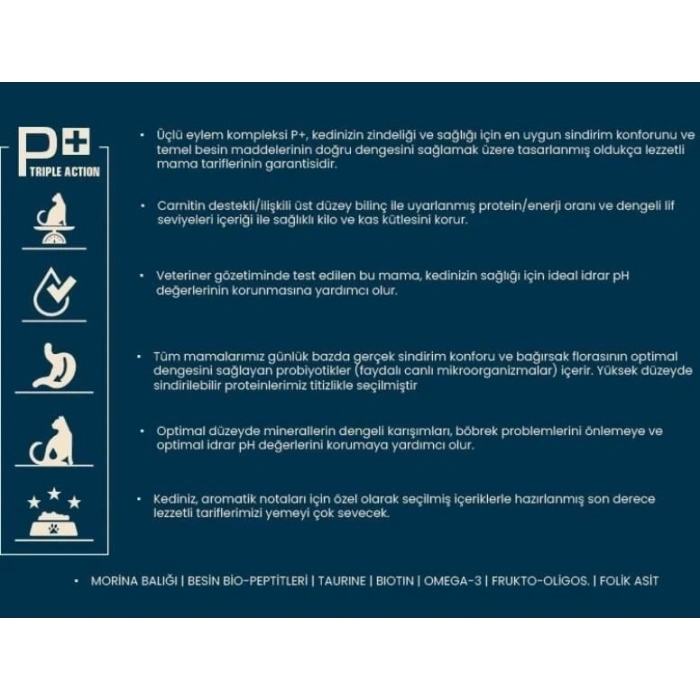 Pro Nutrition Prestige Adult Hindili Yetişkin Kedi Maması 2 Kg