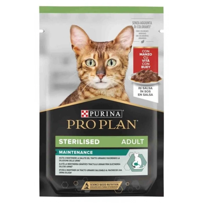 Pro Plan Pouch Delicate Biftekli Kedi Konservesi 85gr