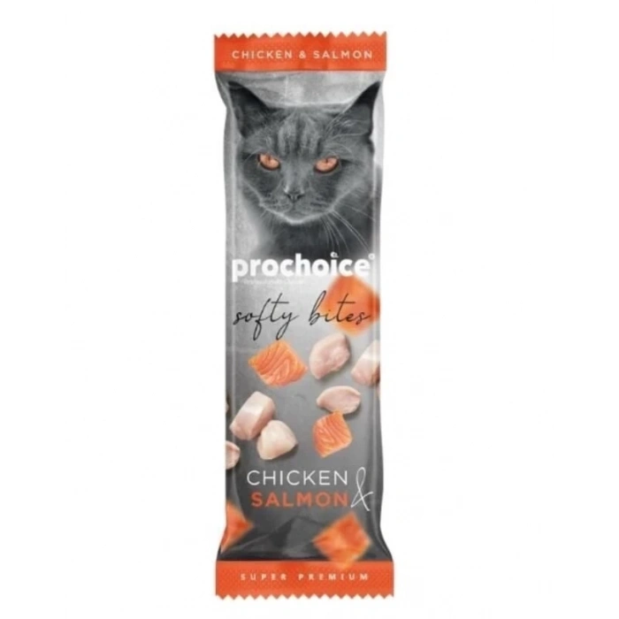 Prochoice Softy Bites Chicken & Salmon Kediler için Yumuşak Atıştırmalık 10 gr