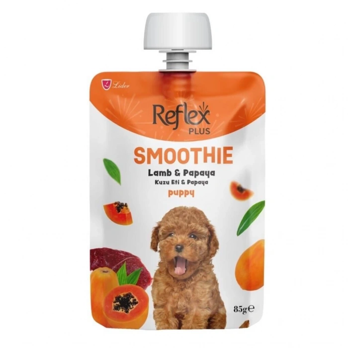 Reflex Plus Smoothie Kuzulu Papayalı Yavru Likit Köpek Ödülü 85 Gr