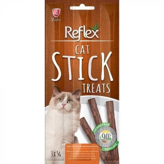Reflex Plus Tavuklu Ördekli Kedi Ödül Çubuğu 5 Gr x 3