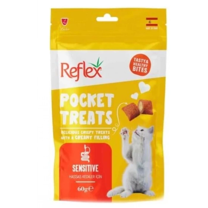 Reflex Pocket Treats Sensitive Kedi Ödül Maması 60gr
