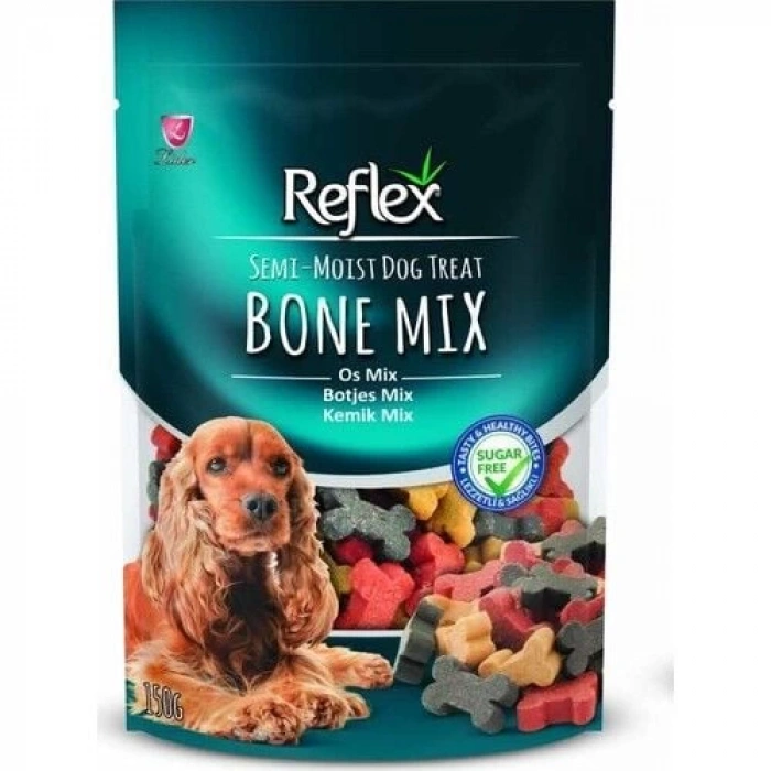 Reflex Semi-Moist Mini Mix Kemik Köpek Ödülü 150 Gr