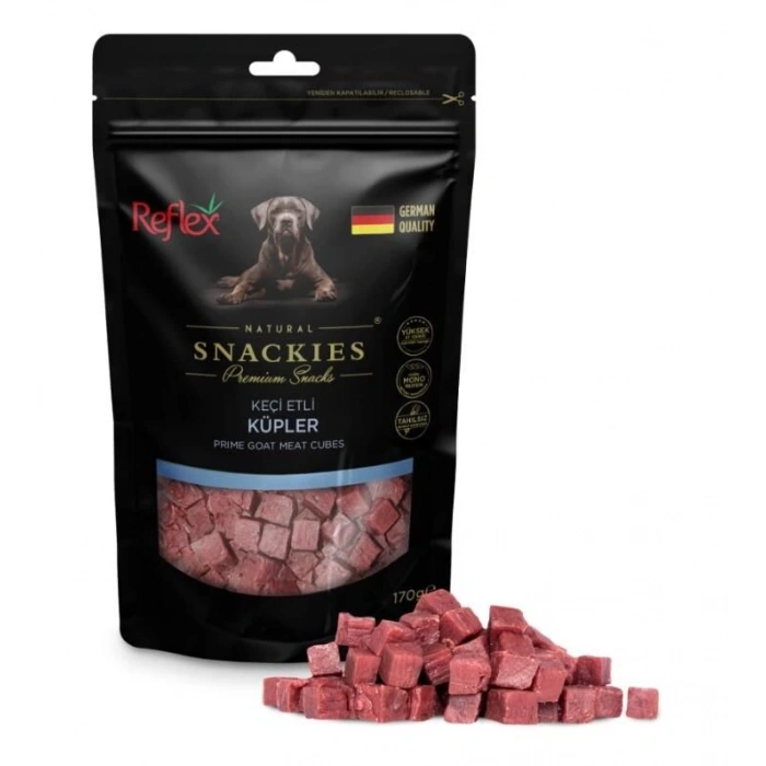 Reflex Snackies Keçi Etli Küp Köpek Ödülü 170 Gr