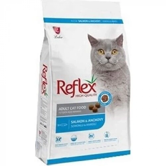 Reflex Somonlu ve Hamsili Yetişkin Kedi Maması 15kg