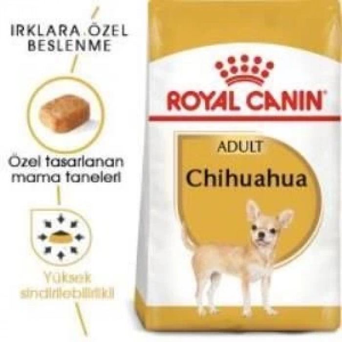 Royal Canin Chihuahua Yetişkin Köpek Maması 1,5 kg + 2 Adet Yaş Mama Hediye