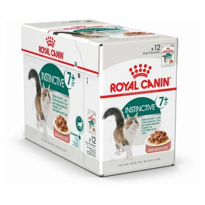 Royal Canin Instinctive +7 Gravy Yaş Kedi Maması 85 gr 12li
