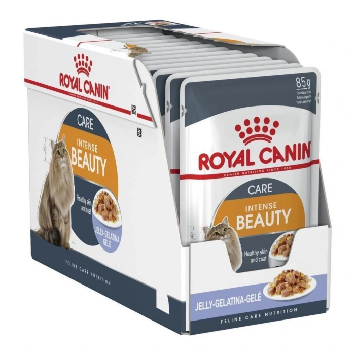Royal Canin Jelly Intense Beauty Kedi Maması 85 Gr X 12